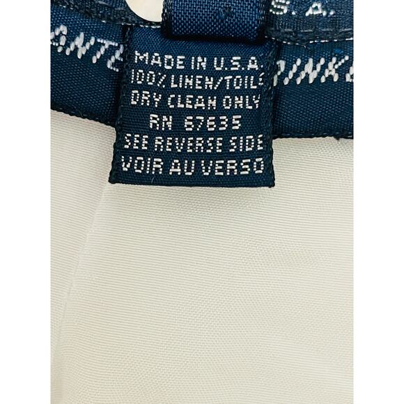 Vintage Ralph Lauren Cream Linen Blazer Size 4 - Picture 6 of 10